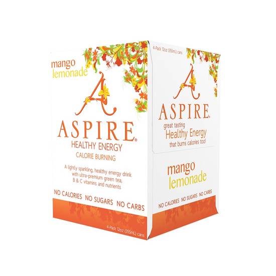Order ASPIRE MNGO LMNDE 12Z 4PK food online from Rite Aid store, PITTSBURGH on bringmethat.com