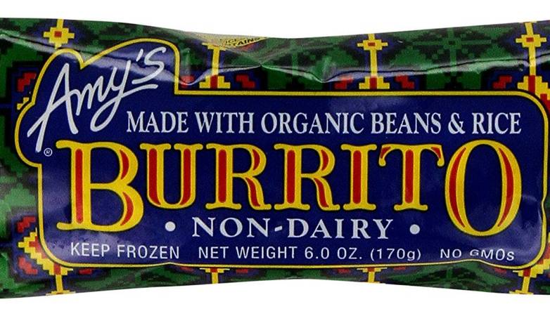 Order Amy'S Frozen Bean & Rice Burrito, Vegan, Dairy Free food online from Trumbull Mobil store, Trumbull on bringmethat.com