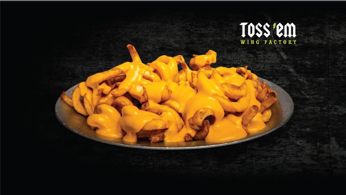 Order CURLY FRIES food online from Toss 'Em Wing Factory store, Mount Olive on bringmethat.com