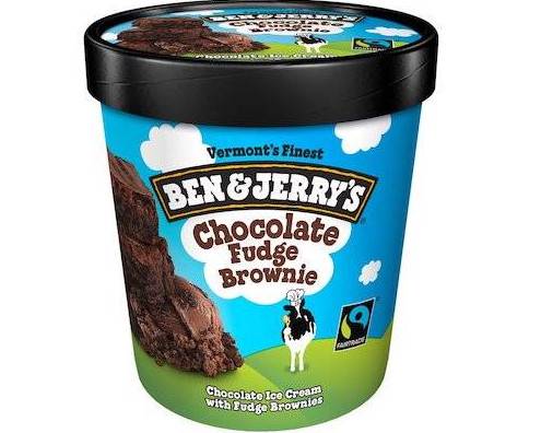 Order BEN & JERRY'S chocolate fudge brownie (473ml) food online from Happy's Liquor store, Whittier on bringmethat.com