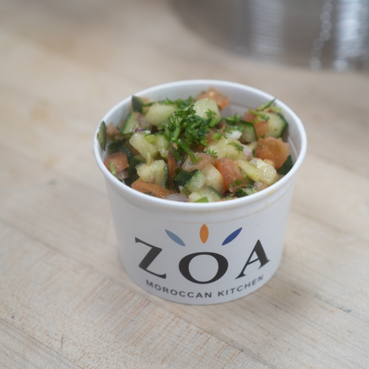 Order Cucumber Tomato food online from Zoa Moroccan Kitchen store, Houston on bringmethat.com