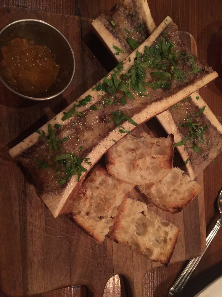 Order Roasted Bone Marrow and Grilled Bread food online from Catalan Restaurant store, Rancho Mirage on bringmethat.com