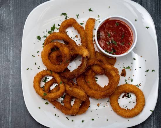 Order Onion Rings food online from Lino & Lucia's Italian Kitchen store, Chicago on bringmethat.com
