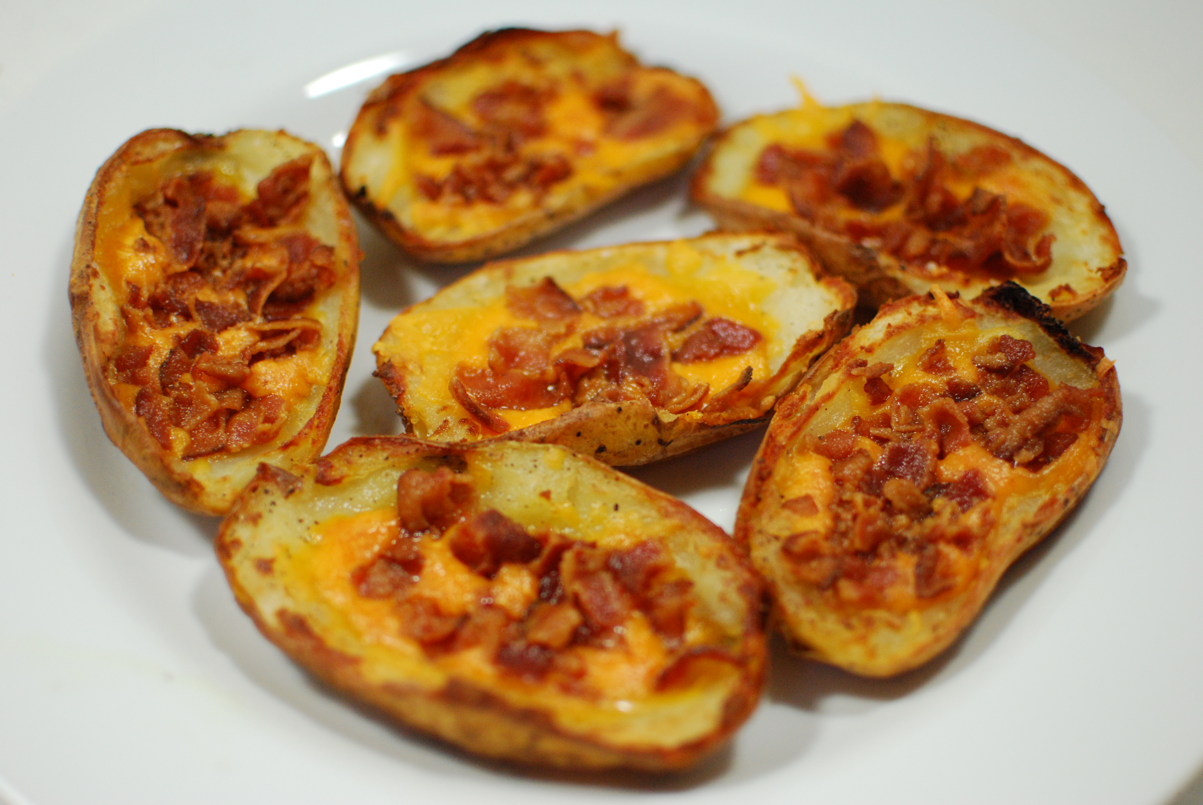 Order Loaded Potato Skins food online from In Out Pizza store, Morristown on bringmethat.com