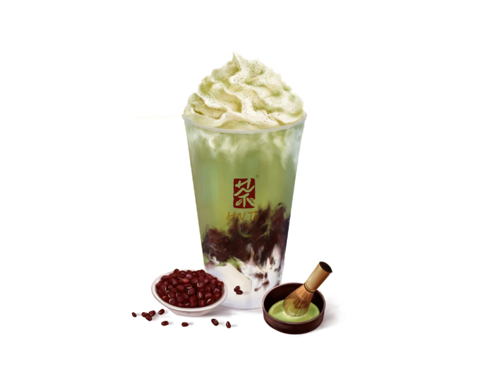 Order Matcha Green Treasure food online from Hn Tea store, Tustin on bringmethat.com