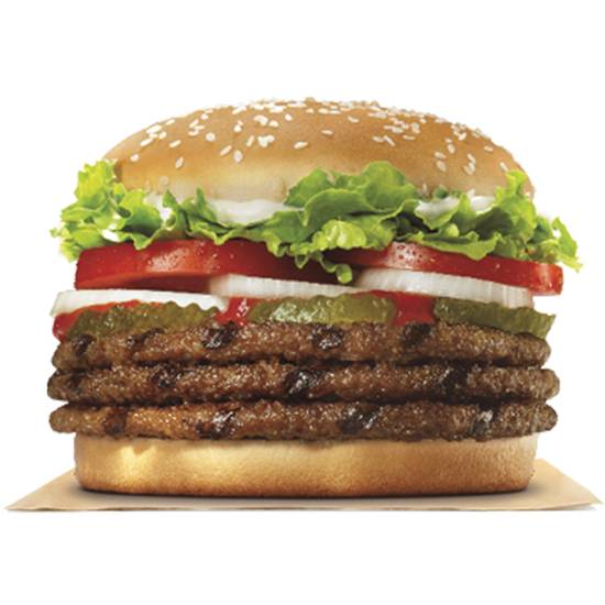 Order Triple Whopper food online from Burger King store, Newark on bringmethat.com