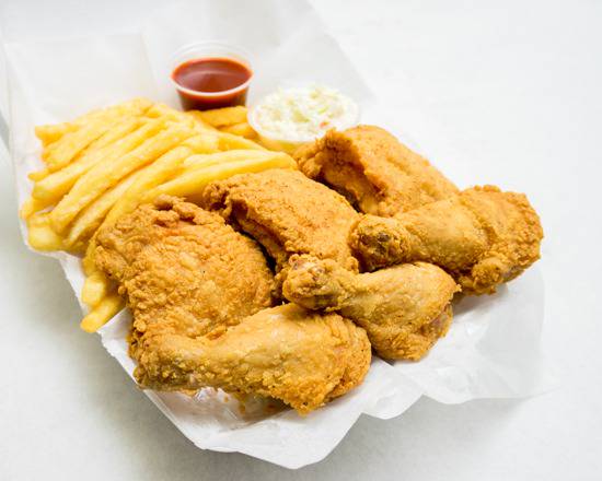 Order Chicken Combo (6 pcs) food online from Jj Fish & Chicken store, South Holland on bringmethat.com