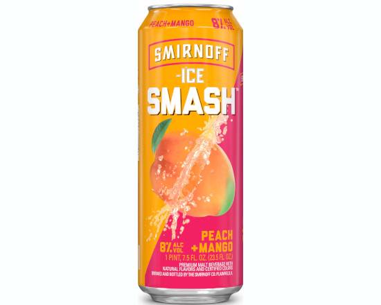 Order Smirnoff-Ice smash Peach+Mango 23.5 fl oz. (ABV 8%)  food online from Central Liquor Market store, Los Angeles on bringmethat.com