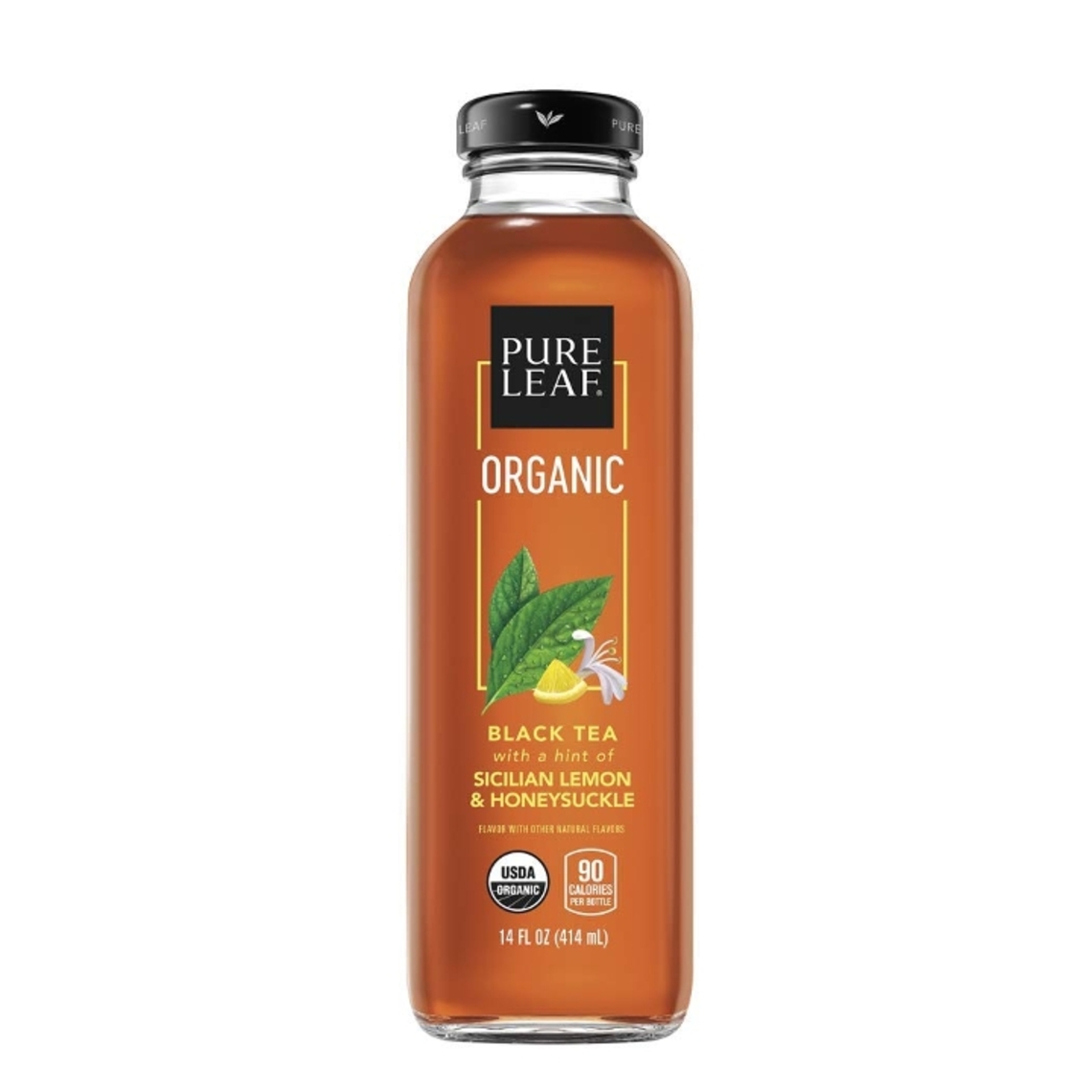 Order Pure Leaf Organic Black Tea w/ Lemon & Honeysuckle food online from Zoup store, Troy on bringmethat.com