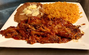 Order 152. Carnitas Enchipotladas food online from La Tolteca store, Williamsburg on bringmethat.com