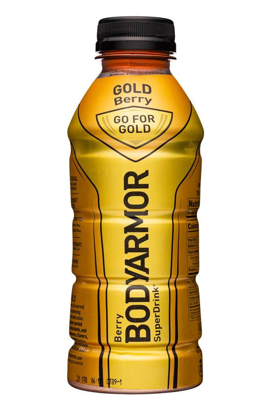 Order Bodyarmor Gold Berry Sports Drink food online from Exxon Food Mart store, Port Huron on bringmethat.com
