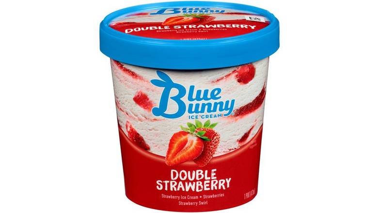 Order Blue Bunny Double Strawberry Ice Cream food online from Red Roof Market store, Lafollette on bringmethat.com