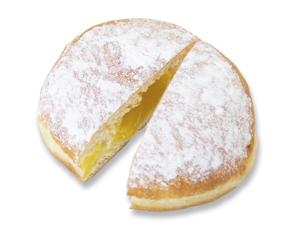 Order Lemon Filled Donut food online from Honey Donuts store, Crowley on bringmethat.com
