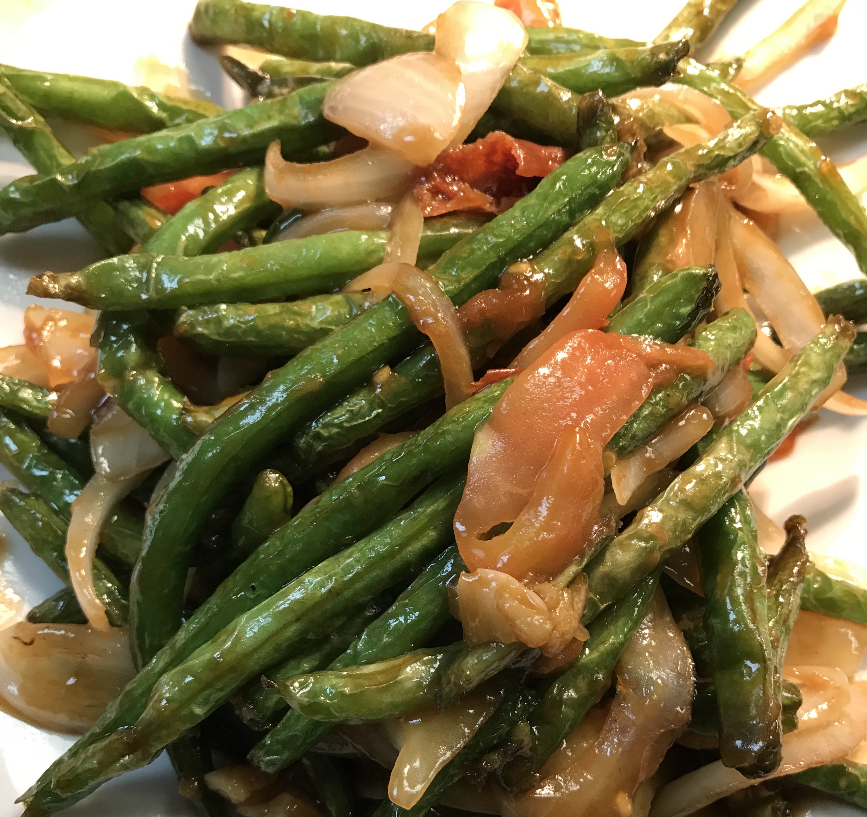 Order V2. Sauteed String Beans food online from August Moon store, New Orleans on bringmethat.com