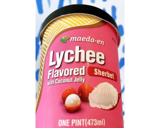 Order Lychee Sorbet with Coco Jelly food online from Saigon Banh Mi store, Newark on bringmethat.com
