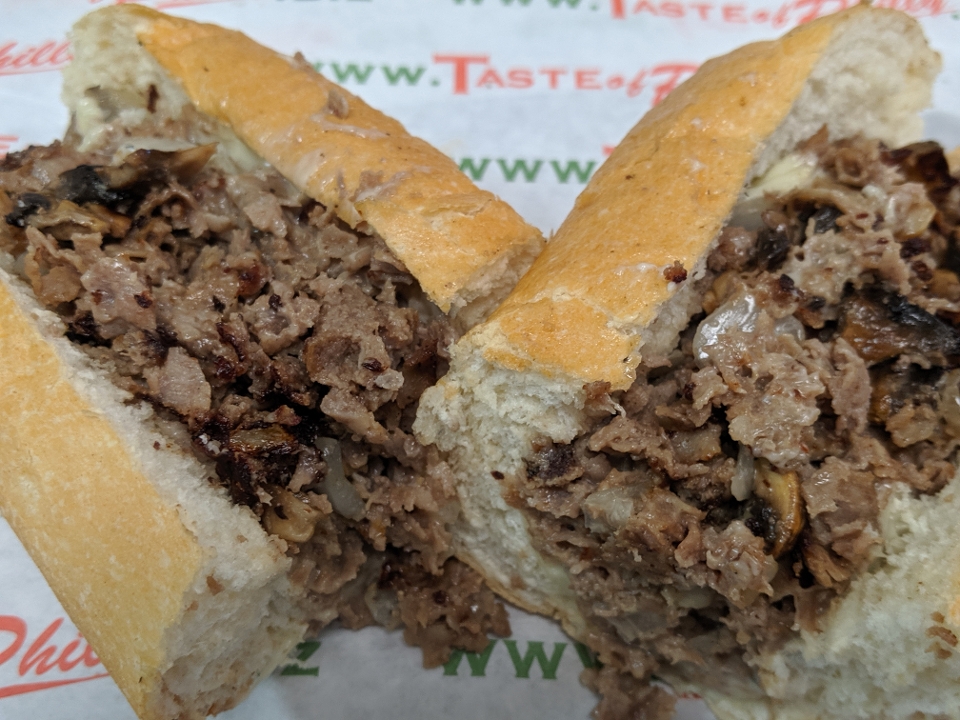 Order 8" Mushroom Philly food online from Taste of Philly store, Highlands Ranch on bringmethat.com