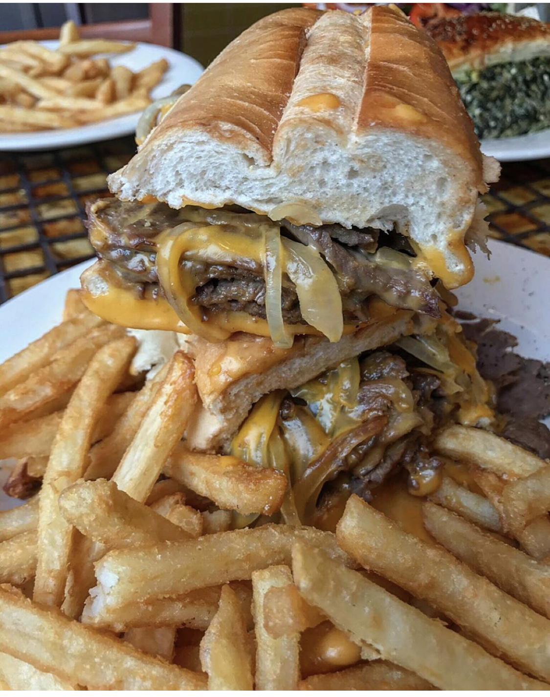Order Philly Cheese Steak Sandwich food online from Good Eats Diner store, Maspeth on bringmethat.com