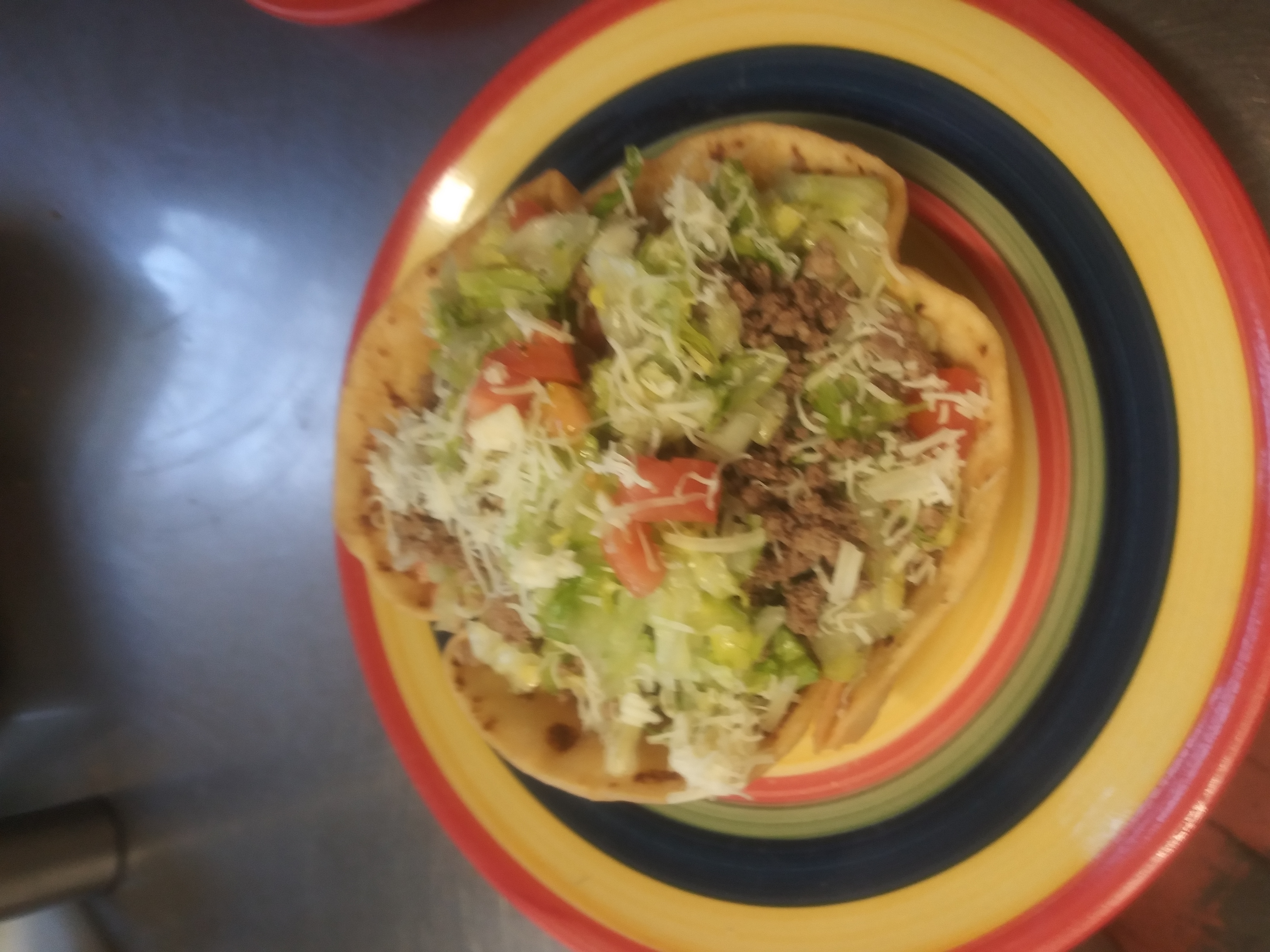 Order Taco Salad food online from G and R Restaurant store, El Paso on bringmethat.com