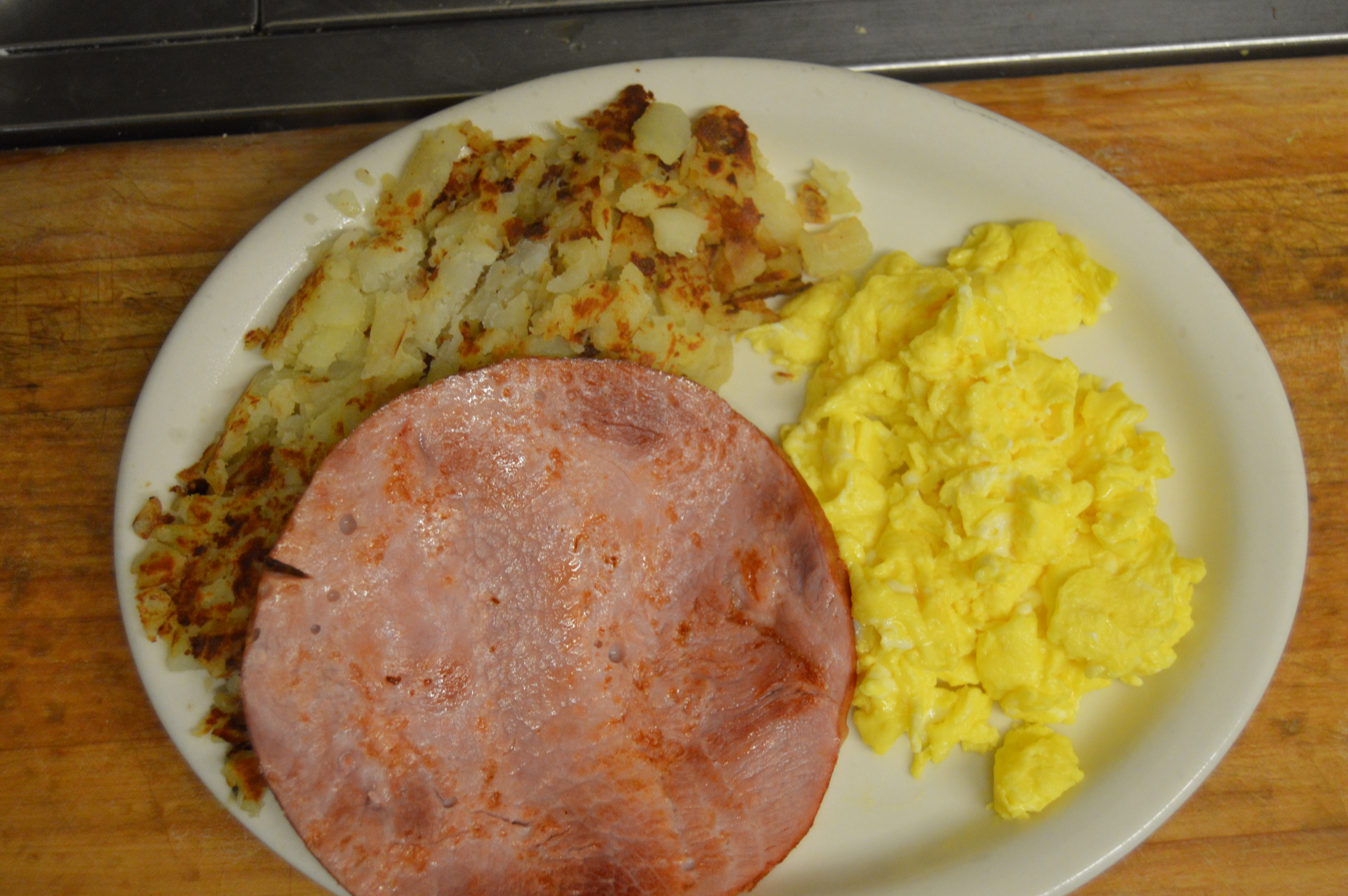 Order 3 Eggs Breakfast with Meat and Side food online from Angelas family restaurant store, Cleveland on bringmethat.com