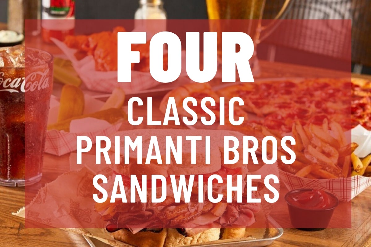 Order 4 Pack of Classic Sandwiches food online from Primanti Bros store, Hagerstown on bringmethat.com