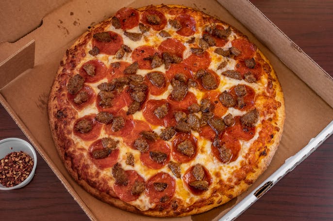 Order Build Your Own Pizza  food online from LA Pizza store, Victorville on bringmethat.com