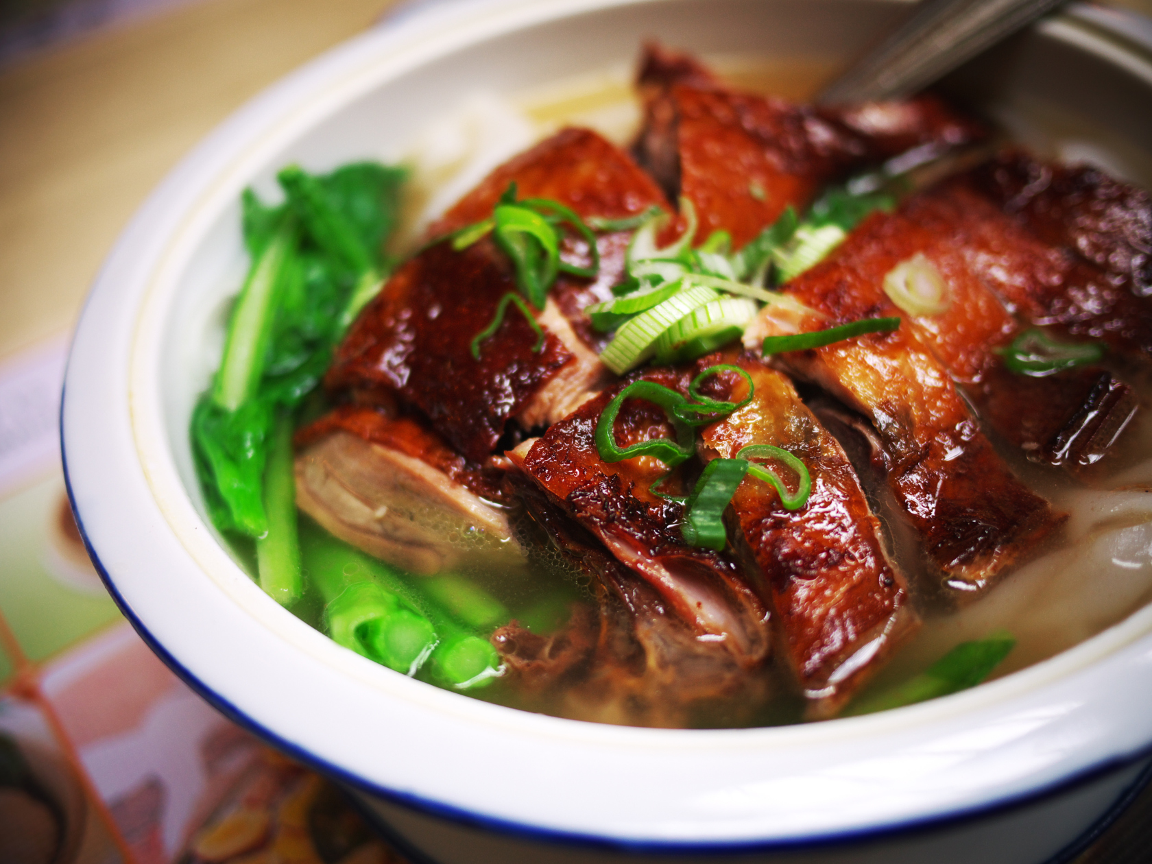Order Roast duck noodle soup food online from Yong Kang Street store, Paramus on bringmethat.com