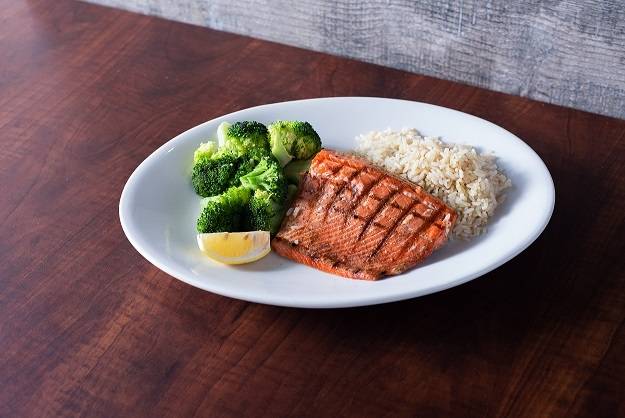 Order Grilled Salmon food online from Duffy Sports Grill store, West Palm Beach on bringmethat.com