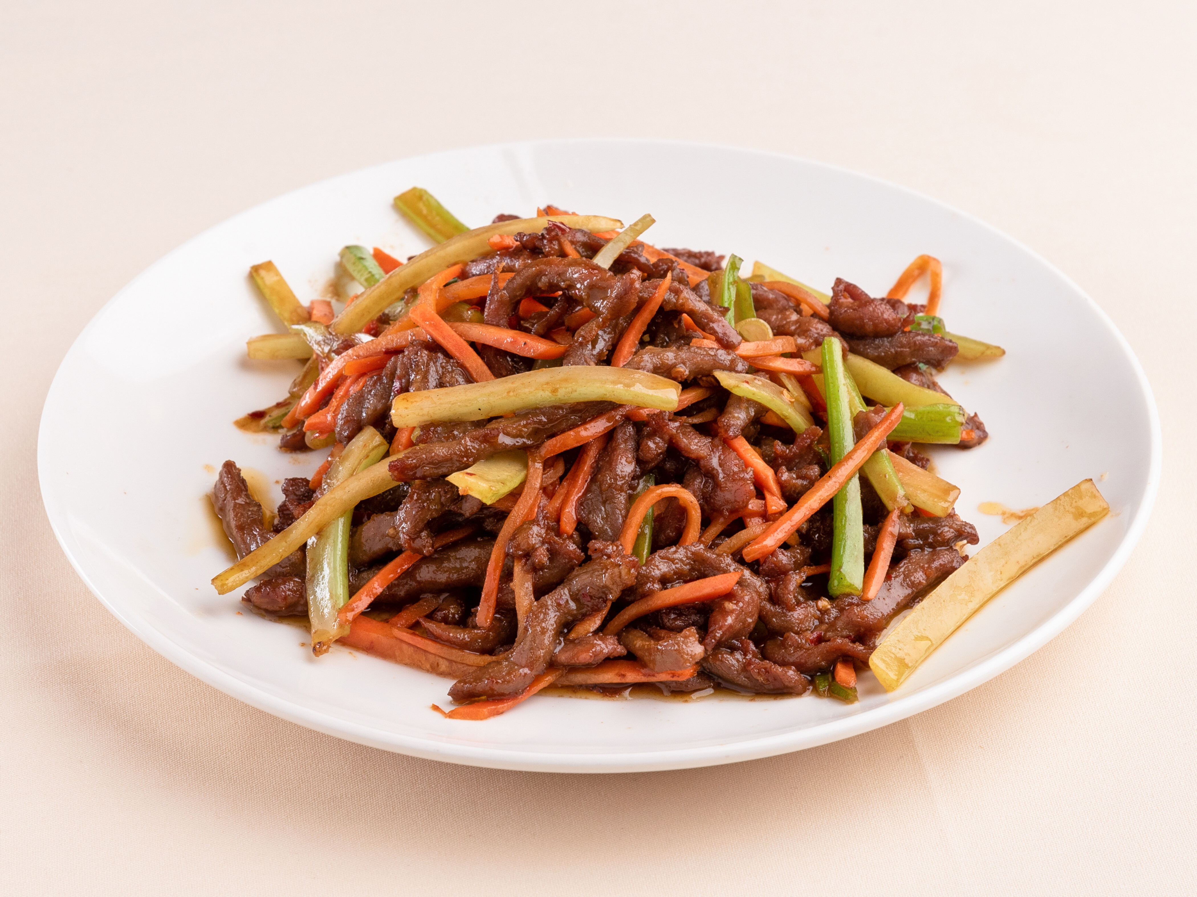 Order P01: Shredded Pork with Peking Sauce food online from China Sky store, Winchester on bringmethat.com