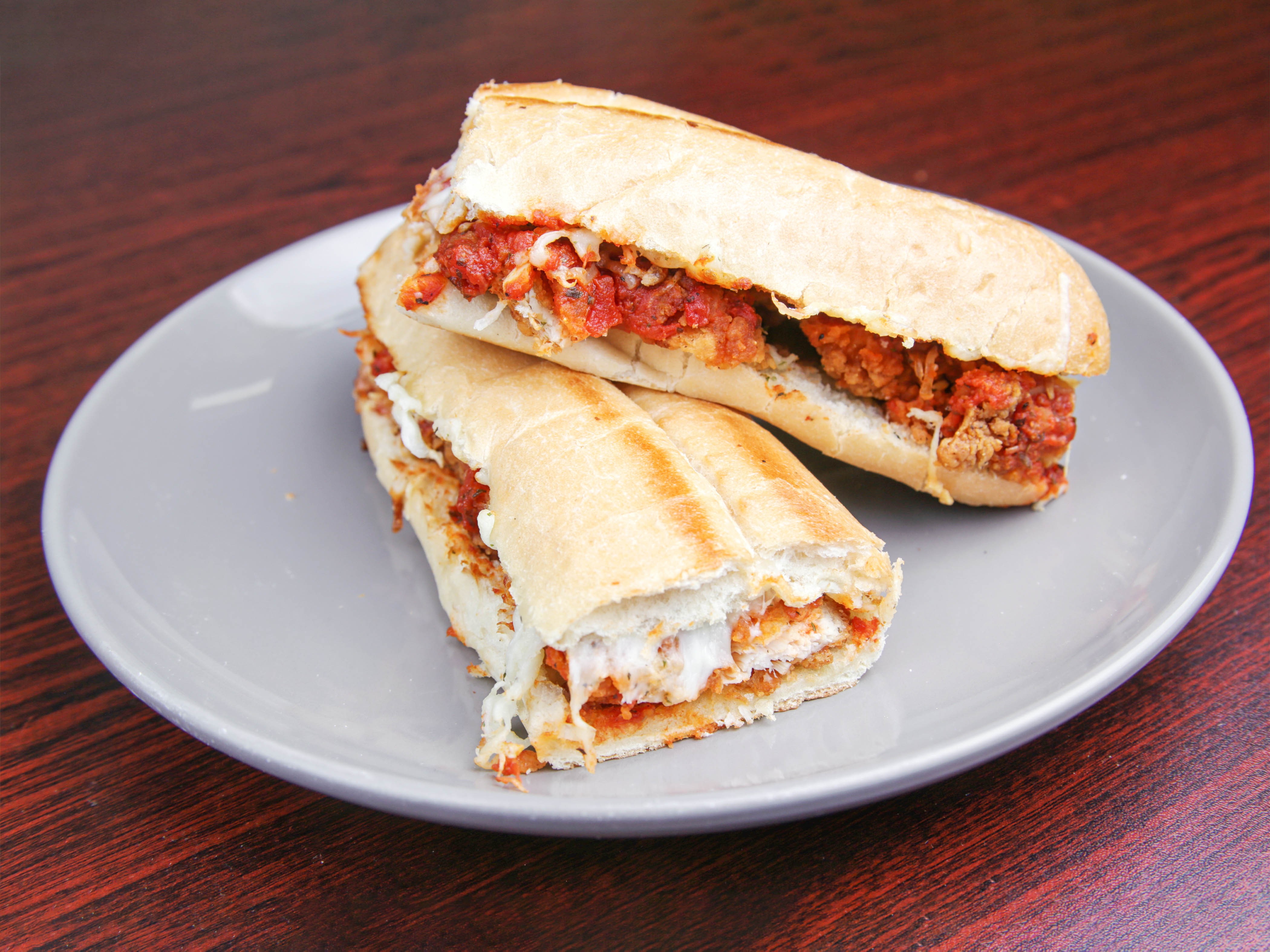 Order Chicken Parmesan Sandwich food online from Rino D's Pizza & Wings store, Gilbert on bringmethat.com