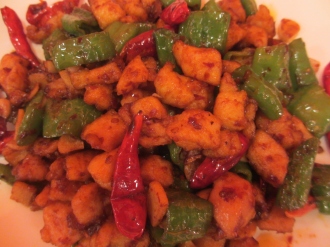 Order K2. Triple Pepper Chicken food online from China Cafe store, Syracuse on bringmethat.com