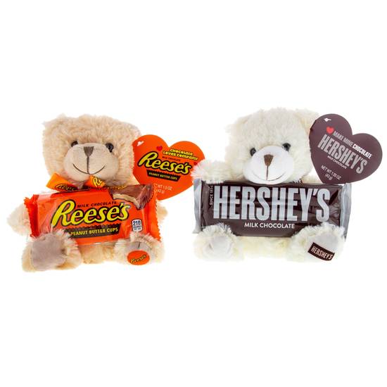 Order HERSHEY BAR BEAR PLUSH WITH CHOCOLATE BAR ASSORTMENT food online from CVS store, THOMASVILLE on bringmethat.com