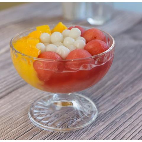 Order A10. Mango Juice with Watermelon and Rice Ball food online from Mango Mango store, Maple Grove on bringmethat.com