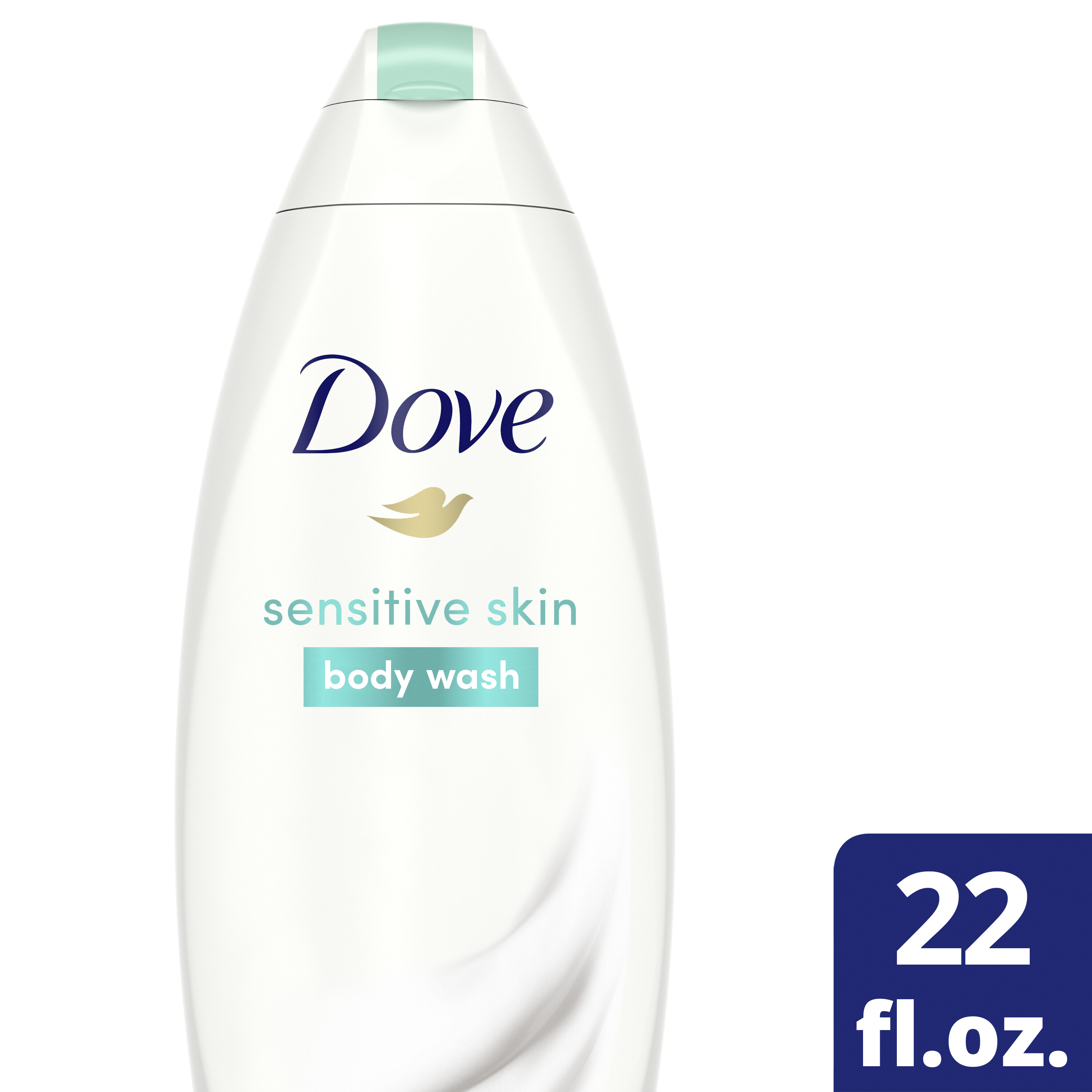 Order Dove Nutrium Moisture Body Wash for Sensitive Skin, Unscented - 22 oz food online from Bartell store, Edmonds on bringmethat.com