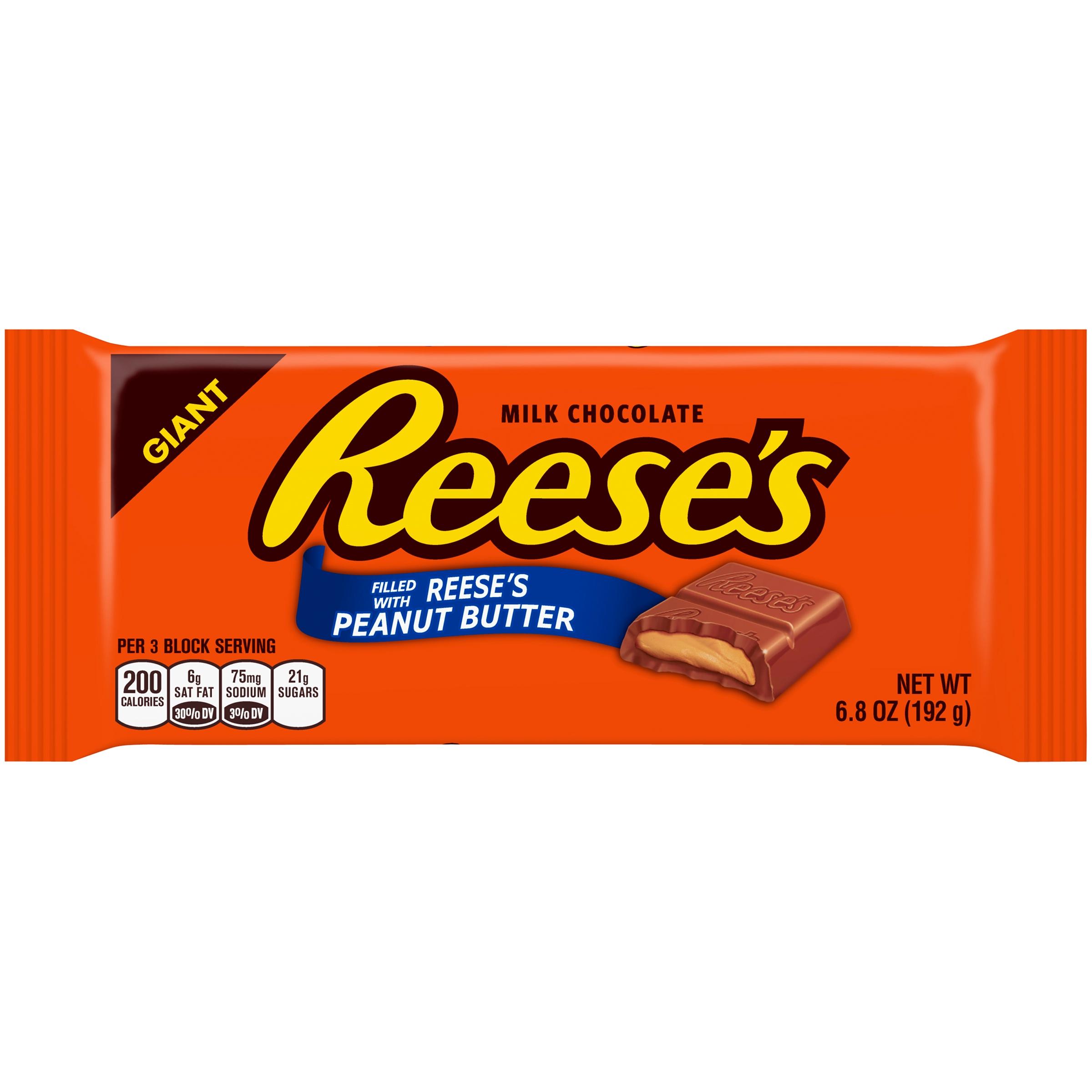 Order REESE’S GIANT SIZED, PEANUT BUTTER BAR food online from The Sweet Shop Nyc store, New York on bringmethat.com