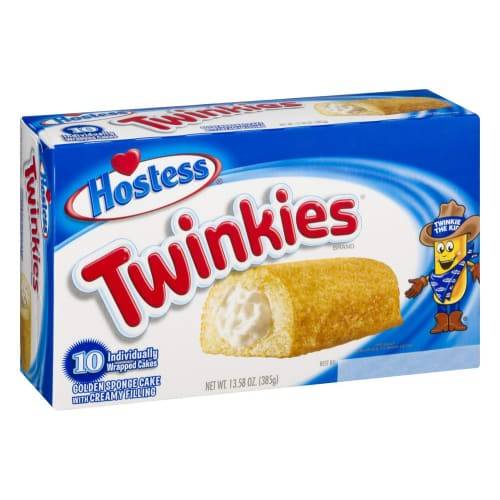 Order Hostess · Twinkies Golden Cakes with Creamy Filling (10 cakes) food online from Safeway store, Rehoboth Beach on bringmethat.com