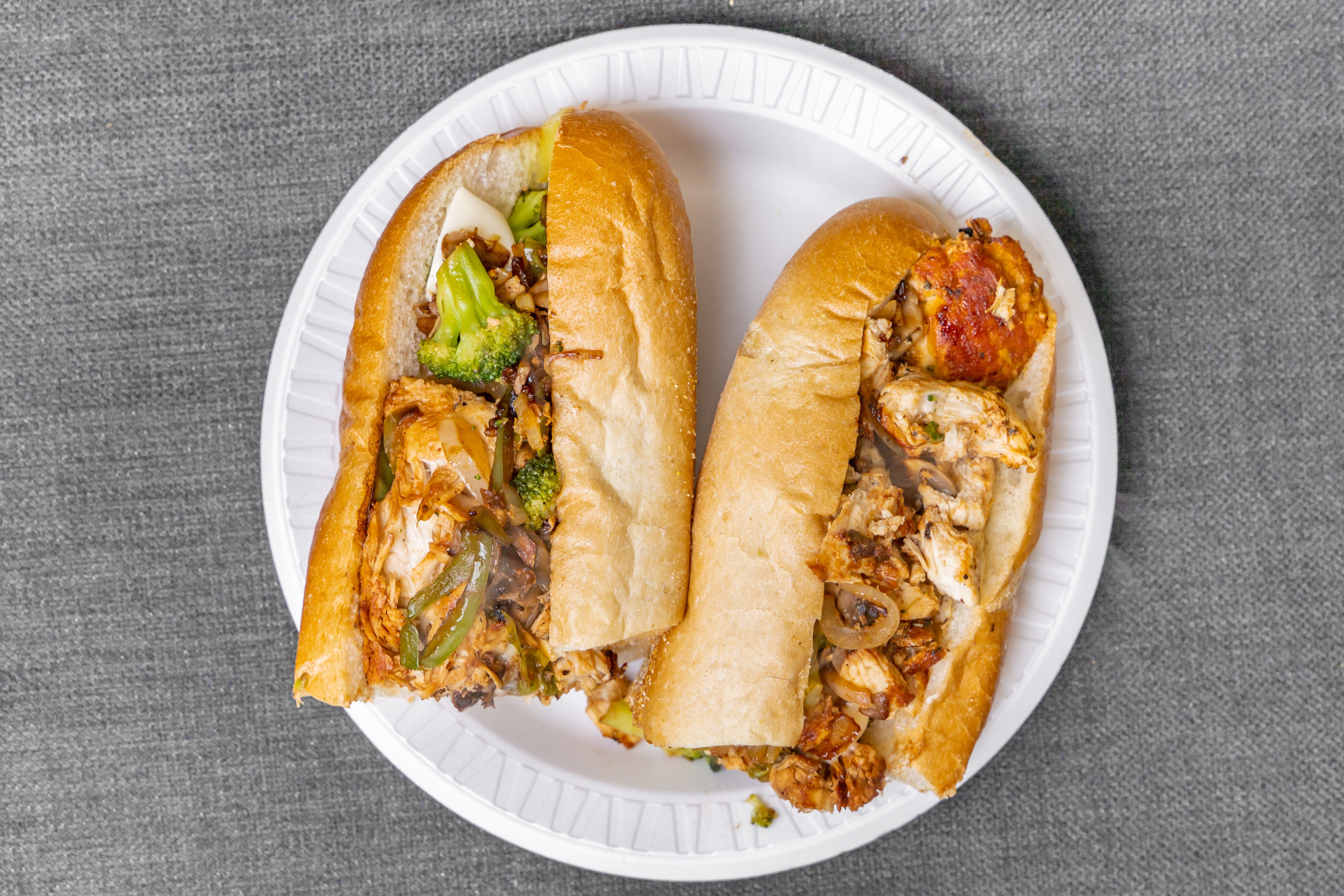 Order Chicken Stir Fry Sub - Small food online from Route 3A Pizza & Grill store, Cohasset on bringmethat.com
