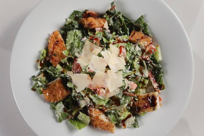 Order PARMESAN-CRUSTED CHICKEN SALAD food online from Macaroni Grill store, Virginia Beach on bringmethat.com