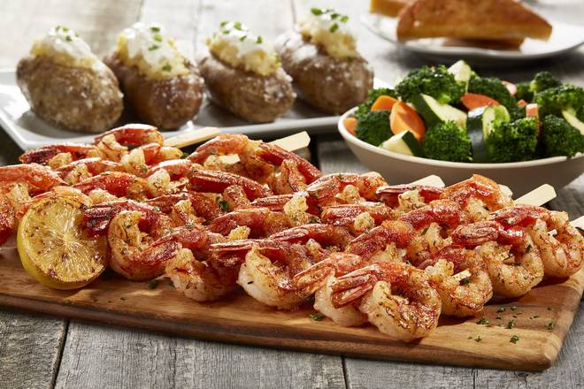Order Grilled Shrimp Skewers Family Meal  food online from Sizzler store, Los Angeles on bringmethat.com
