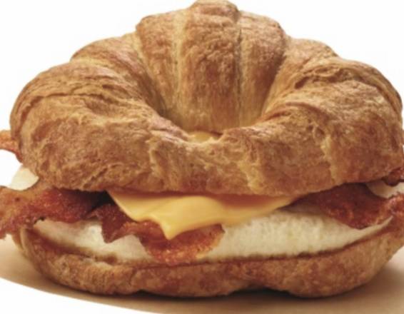 Order Bacon, Egg, and Cheese Croissant food online from Dawn Donuts store, League City on bringmethat.com