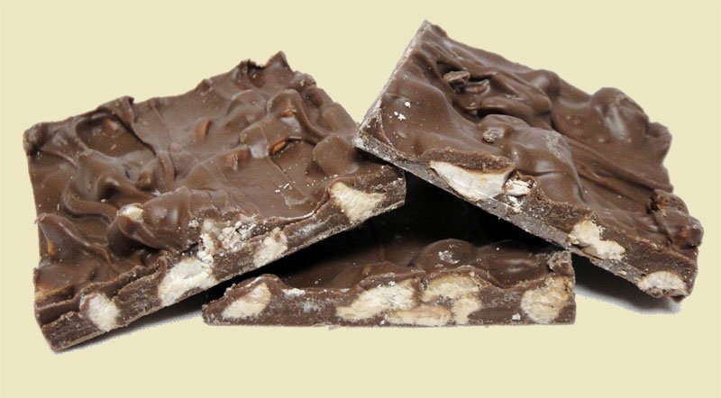 Order Milk Chocolate Cashew Bark food online from Giannios Candy Co., Inc. store, Struthers on bringmethat.com