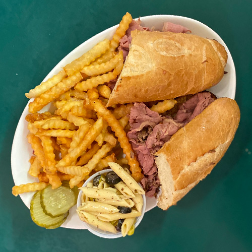 Order Pastrami Sandwich food online from Mama Cozza's store, Anaheim on bringmethat.com