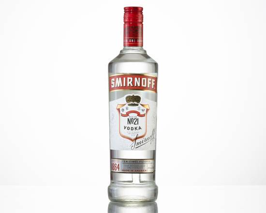 Order Smirnoff, 750mL vodka (40.0% ABV) food online from Loves Liquor & Wine store, Loves Park on bringmethat.com