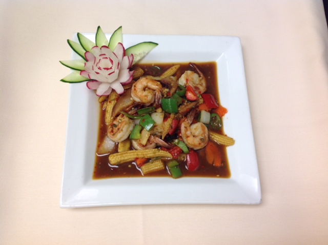 Order 44. Shrimp in Chili Tamarind Paste food online from Nine classic thai cuisine store, Chicago on bringmethat.com