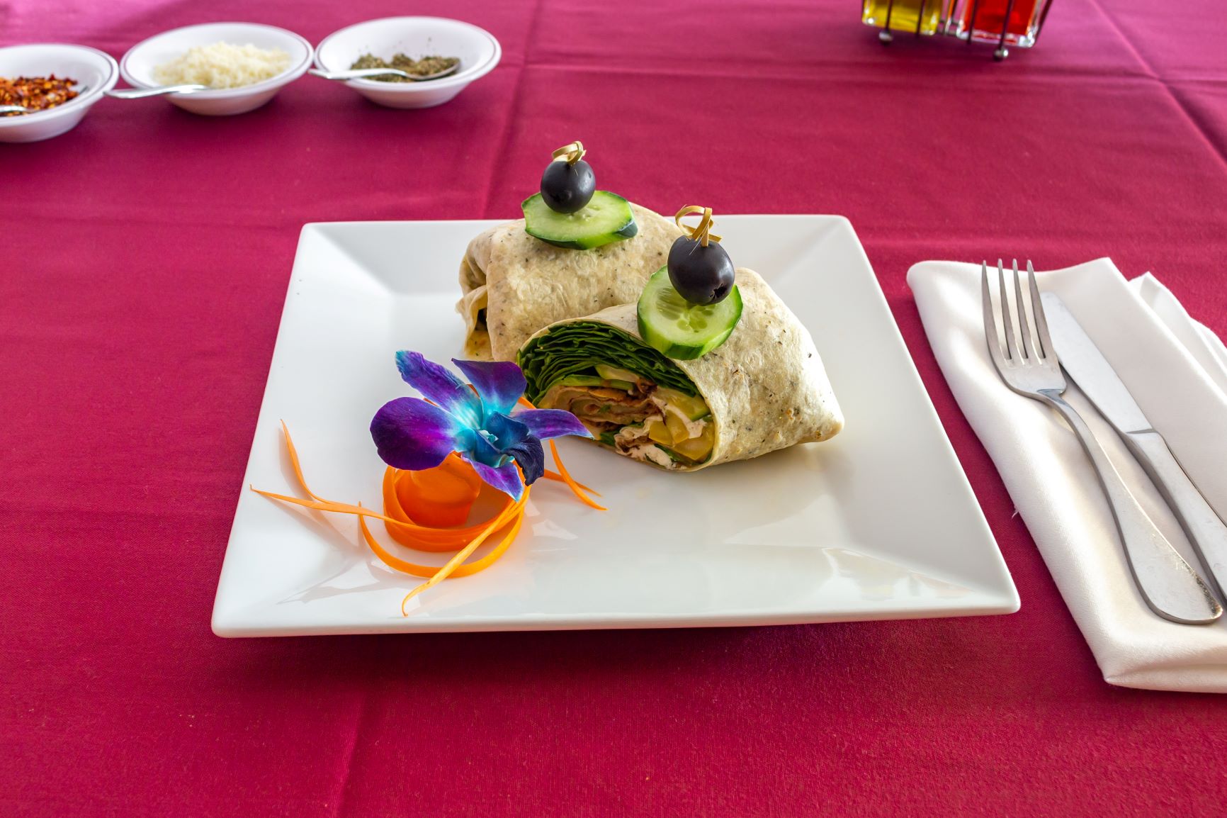 Order Grilled Vegetable Wrap food online from La Famiglia Ristorante & Pizzeria store, Caldwell on bringmethat.com