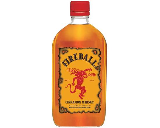 Order Fireball Canadian Cinnamon Whiskey 375ml food online from Rocket store, Imperial on bringmethat.com