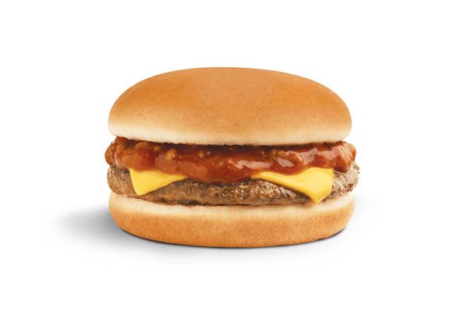 Order Chili Cheeseburger food online from Wienerschnitzel #583 store, Las Vegas on bringmethat.com