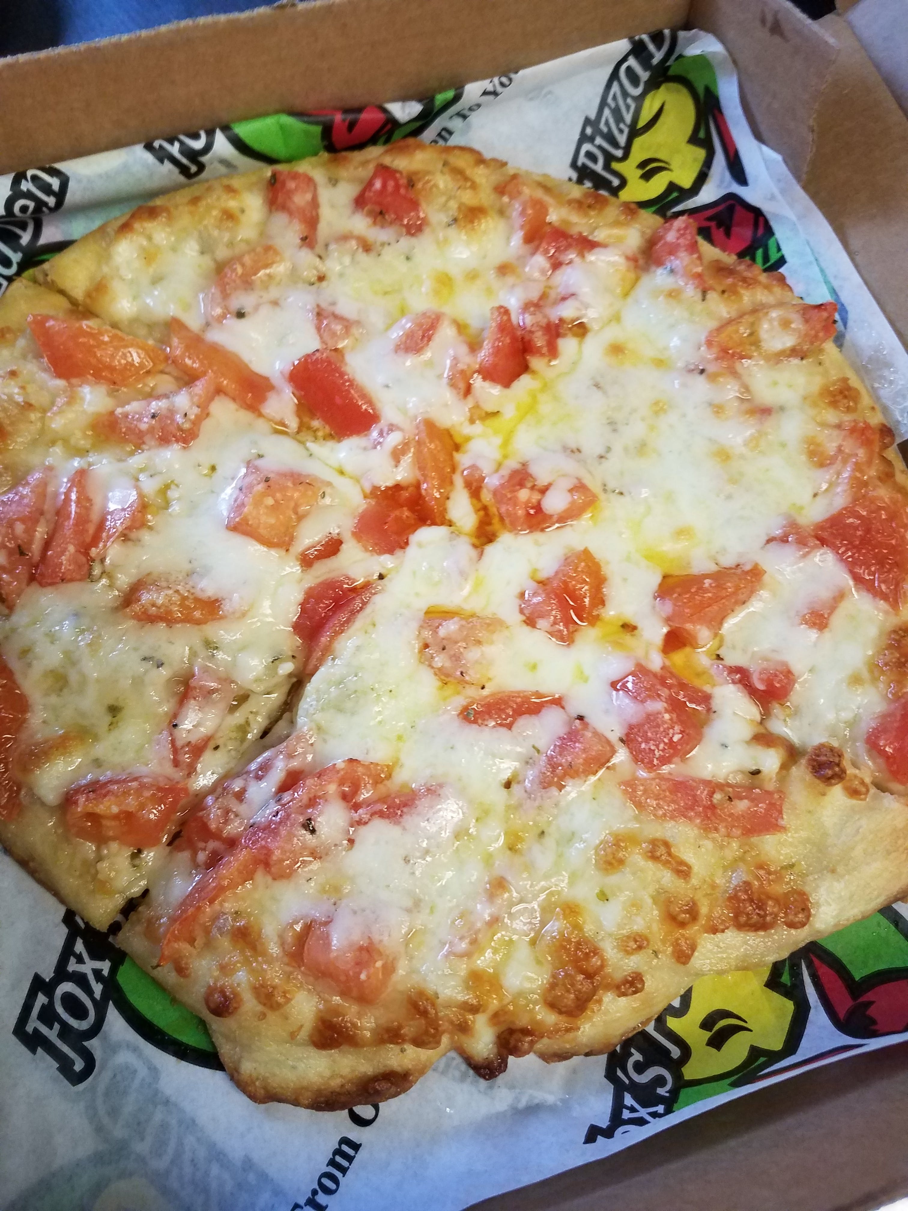 Order White Pizza - Small food online from Fox's Pizza Den store, Parkhill on bringmethat.com