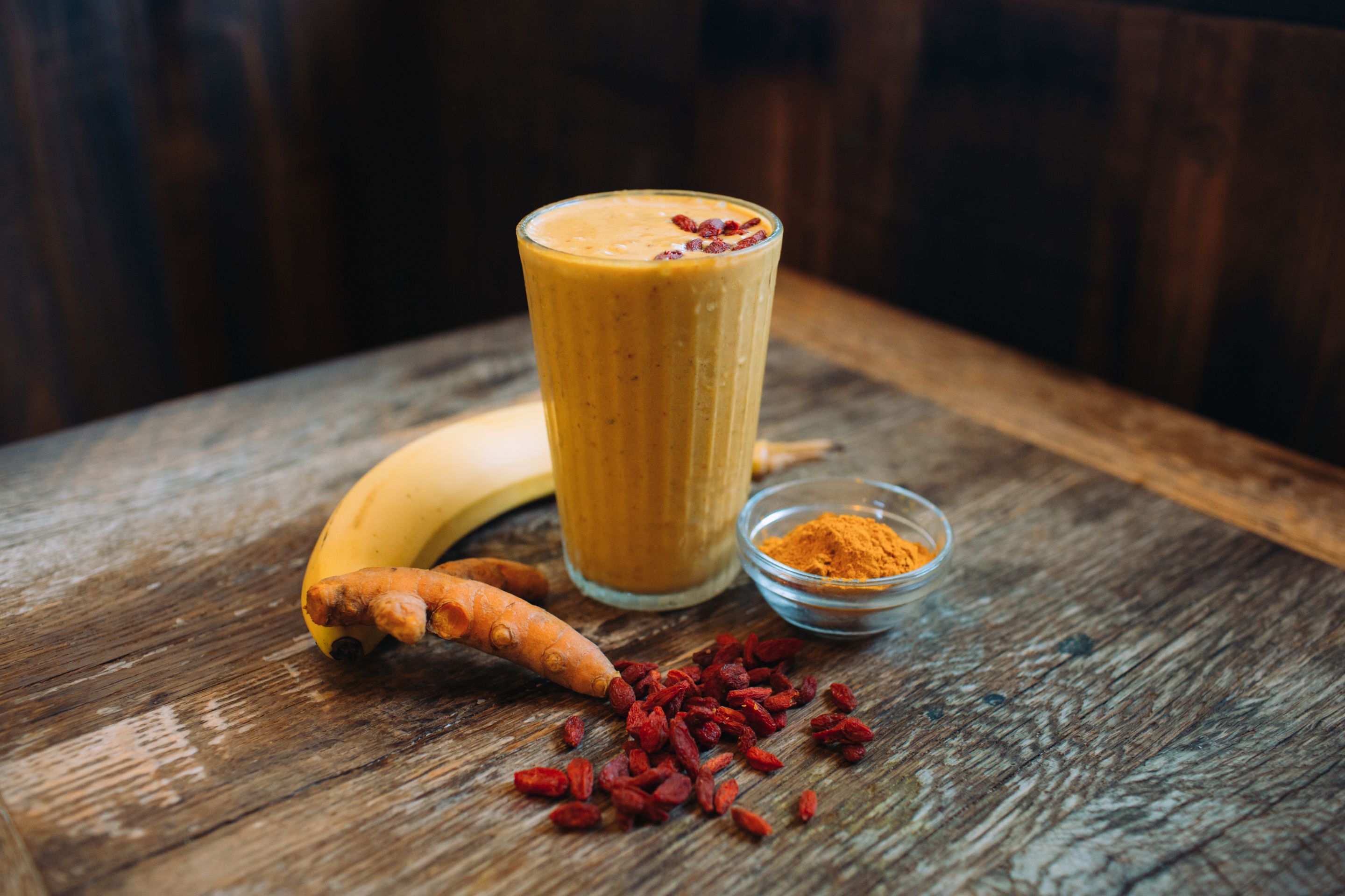 Order Golden Mango Smoothie food online from The Well store, Oakland on bringmethat.com