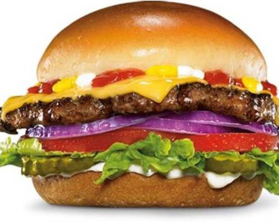 Order Original Thickburger (1/3 lb) food online from Carl Jr store, Modesto on bringmethat.com
