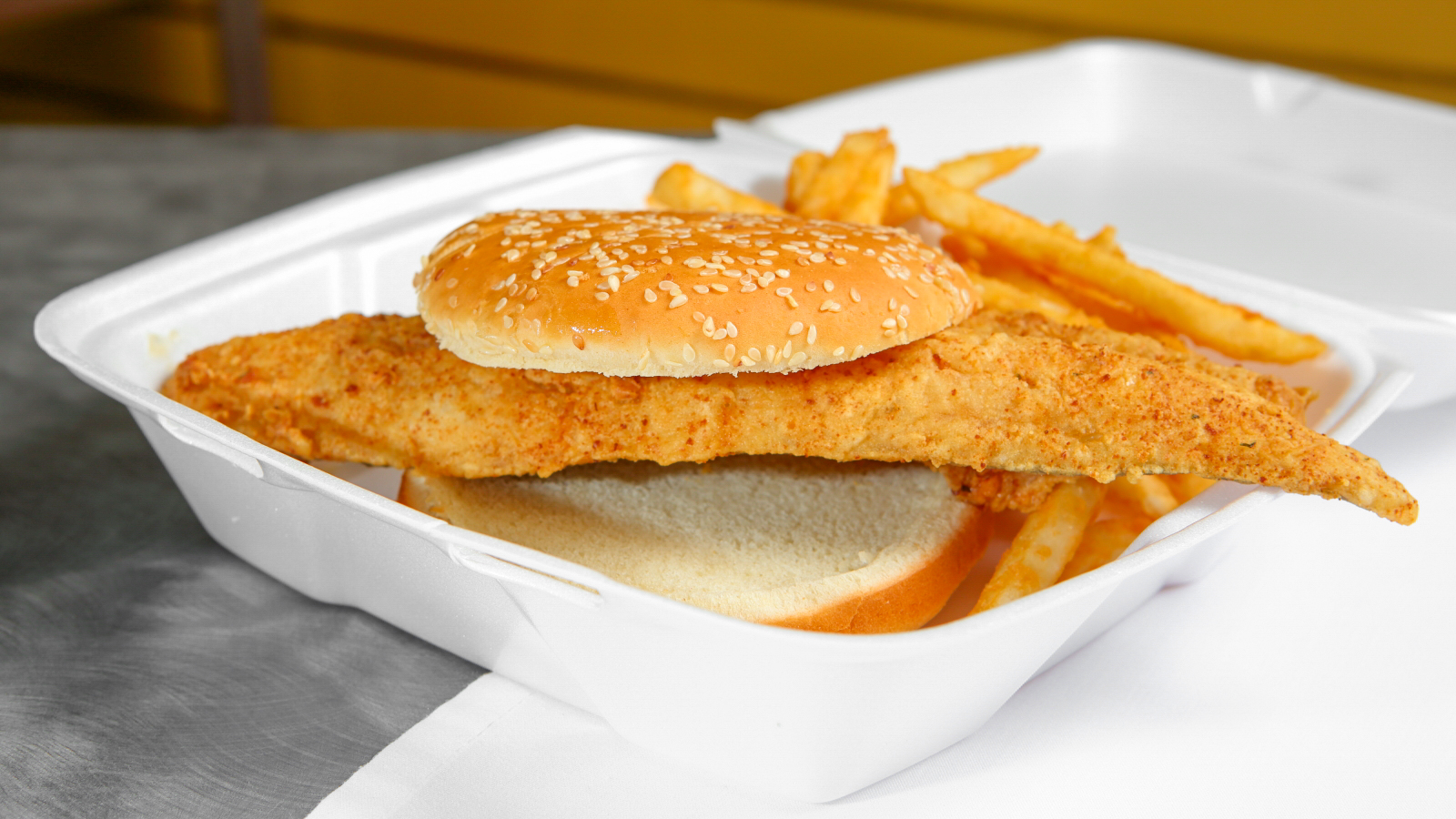 Order Whiting Sandwich food online from K&T Fish & Chicken store, Pittsburgh on bringmethat.com